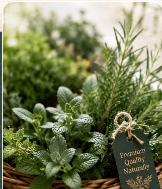 Premium herbs and natural ingredients